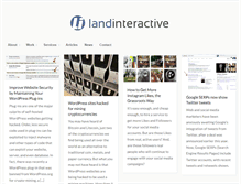 Tablet Screenshot of landinteractive.com